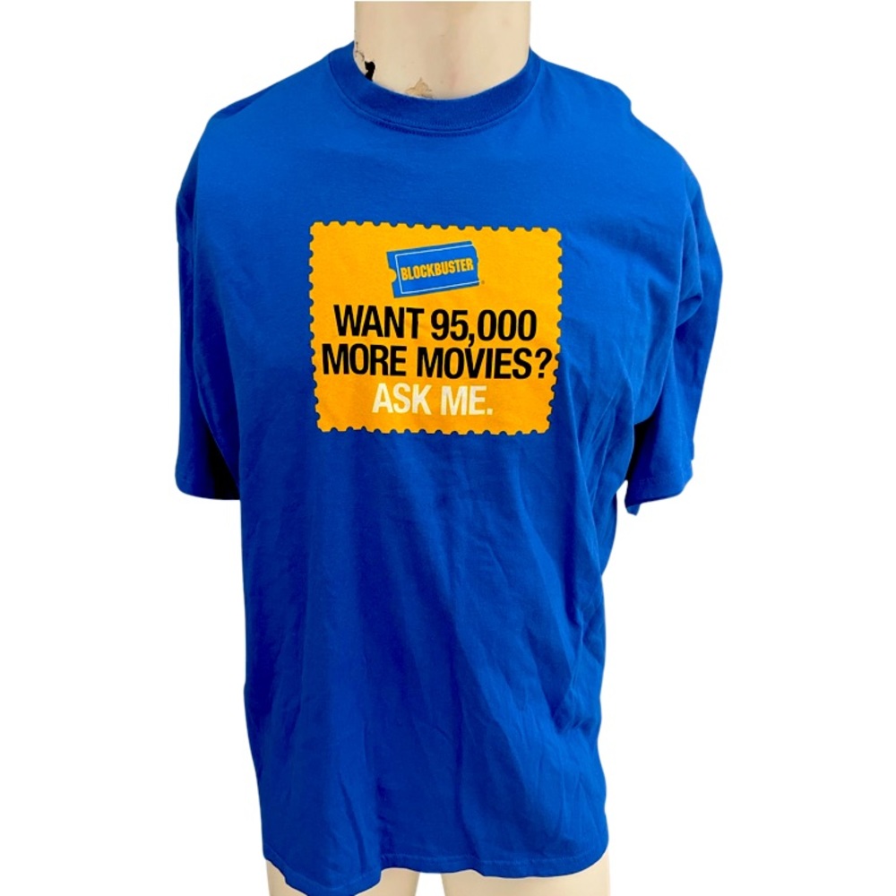 Blockbuster Video Vintage Employee Shirt : Deadstock : Adult 2XL: Video Rentals